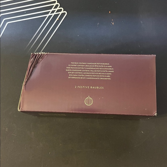 NWT 2025 Limited Edition Nespresso x Thandiwe Muriu Festive Glass Baubles - Picture 5 of 6